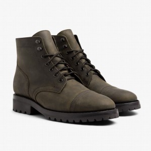 Thursday Boots Captain StormKing® Veterlaarzen Heren Donkerolijfgroen | GYV5266SM