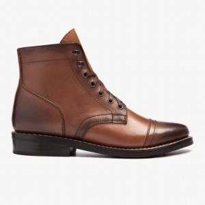 Thursday Boots Captain Veterlaarzen Dames Brandy | QFP6796JO