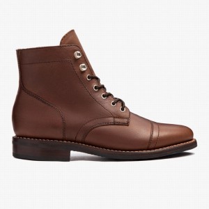 Thursday Boots Captain Veterlaarzen Dames Bruin | WFA9673AQ