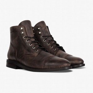 Thursday Boots Captain Veterlaarzen Heren Koffie | KUD980KL