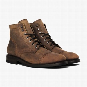 Thursday Boots Captain Veterlaarzen Heren Bruin | JOA1185XE