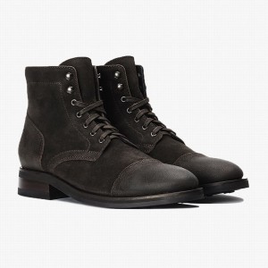 Thursday Boots Captain Veterlaarzen Heren Donkerolijfgroen | VLU663WL