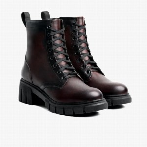 Thursday Boots Coda Veterlaarzen Dames Zwart Roze | EJS5176AA