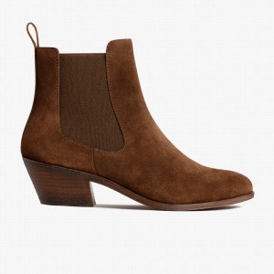 Thursday Boots Duchess Bootie Chelsea Laarzen Dames Chocola | LIY7571VQ