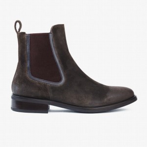 Thursday Boots Duchess Chelsea Laarzen Dames Donkerolijfgroen | KRK5630UA