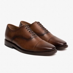 Thursday Boots Executive Nette Schoenen Heren Brandy | MKX2898KA