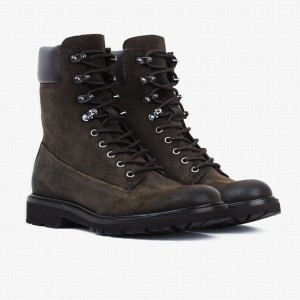 Thursday Boots Explorer Veterlaarzen Heren Donkerolijfgroen | DZB238GJ