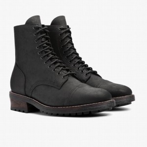 Thursday Boots Logger Veterlaarzen Heren Zwart | VAU195BZ