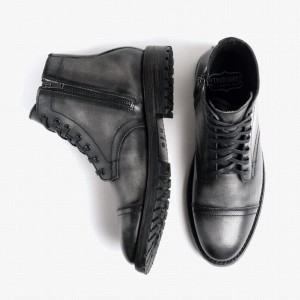 Thursday Boots Major Veterlaarzen Heren Grijs | SCY1462OK