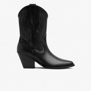 Thursday Boots Sierra Western Laarzen Dames Zwart | RMH3513XM