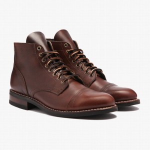 Thursday Boots Vanguard Veterlaarzen Heren Rood Bruin | HNP9712IK