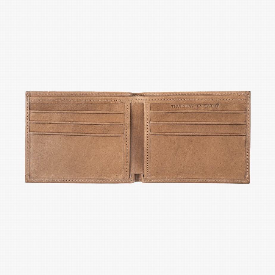 Thursday Boots Bifold Portefeuille Heren Beige | STF3175SQ