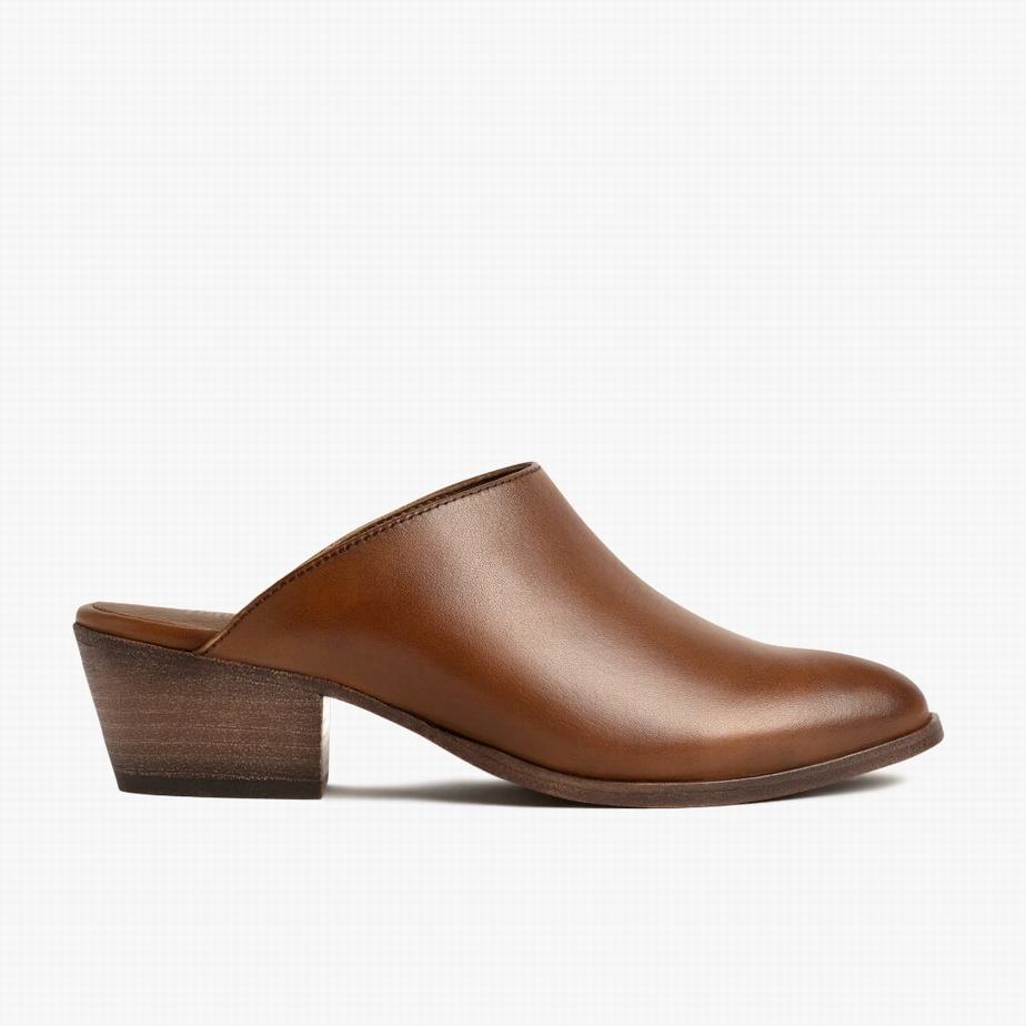 Thursday Boots Breeze Mules Dames Brandy | DQR3424LS