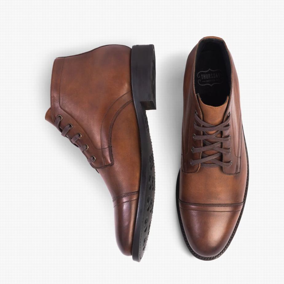 Thursday Boots Cadet Chukka Laarzen Heren Walnut | PBT4473ZQ