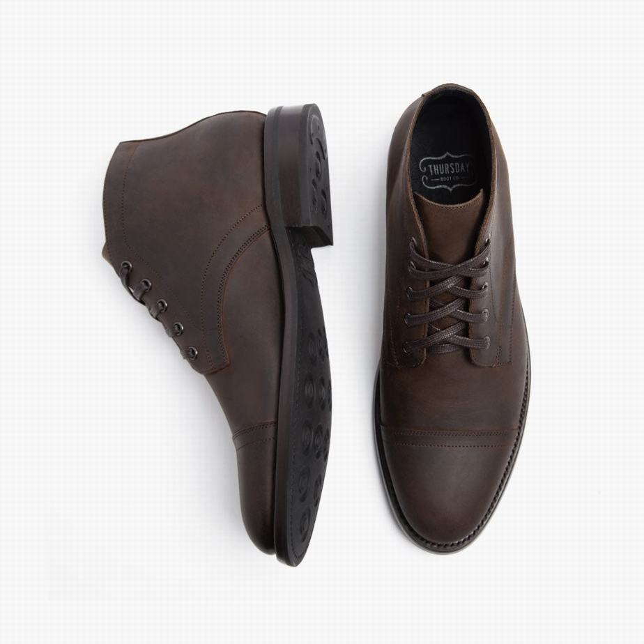 Thursday Boots Cadet Chukka Laarzen Heren Bruin | WML3947YJ