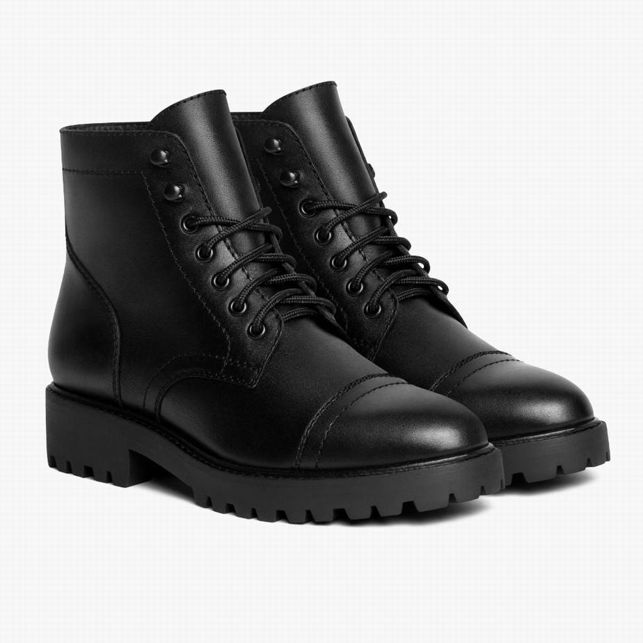 Thursday Boots Captain StormKing® Veterlaarzen Dames Zwart | CHI9940MV