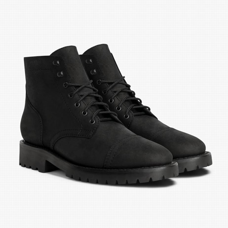 Thursday Boots Captain StormKing® Veterlaarzen Heren Zwart | KGD4664YQ