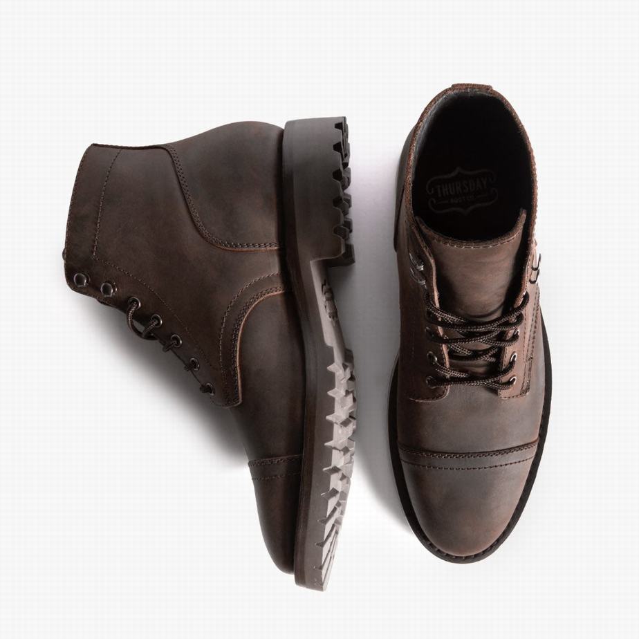 Thursday Boots Captain StormKing® Veterlaarzen Heren Bruin | HQQ862DF