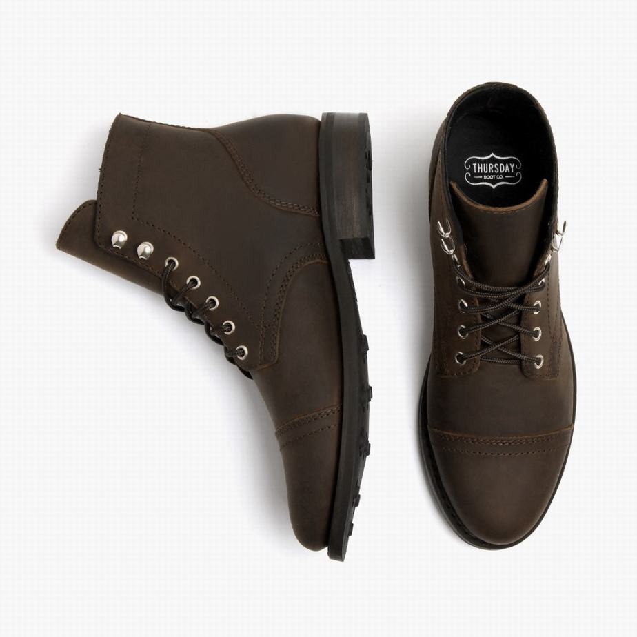 Thursday Boots Captain Veterlaarzen Dames Bruin | IPI1336HS