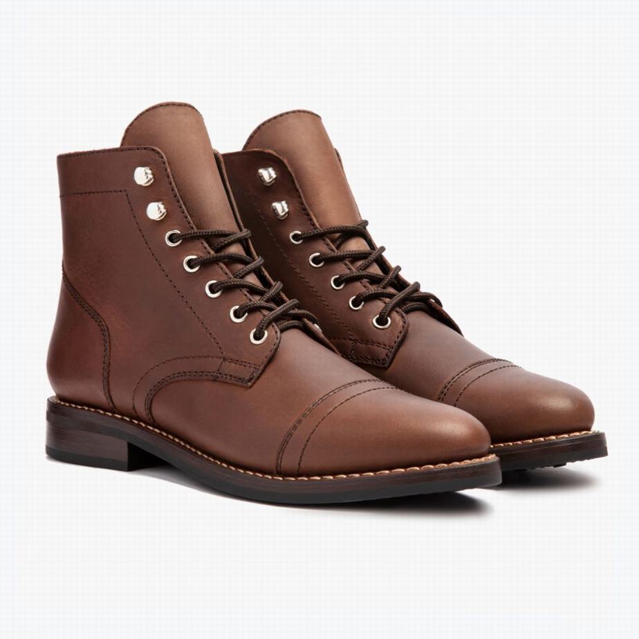 Thursday Boots Captain Veterlaarzen Dames Bruin | WFA9673AQ