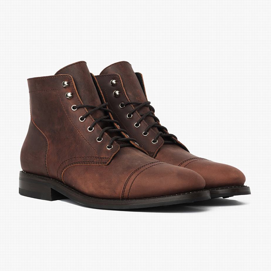 Thursday Boots Captain Veterlaarzen Heren Chocola | ZEN2578JW