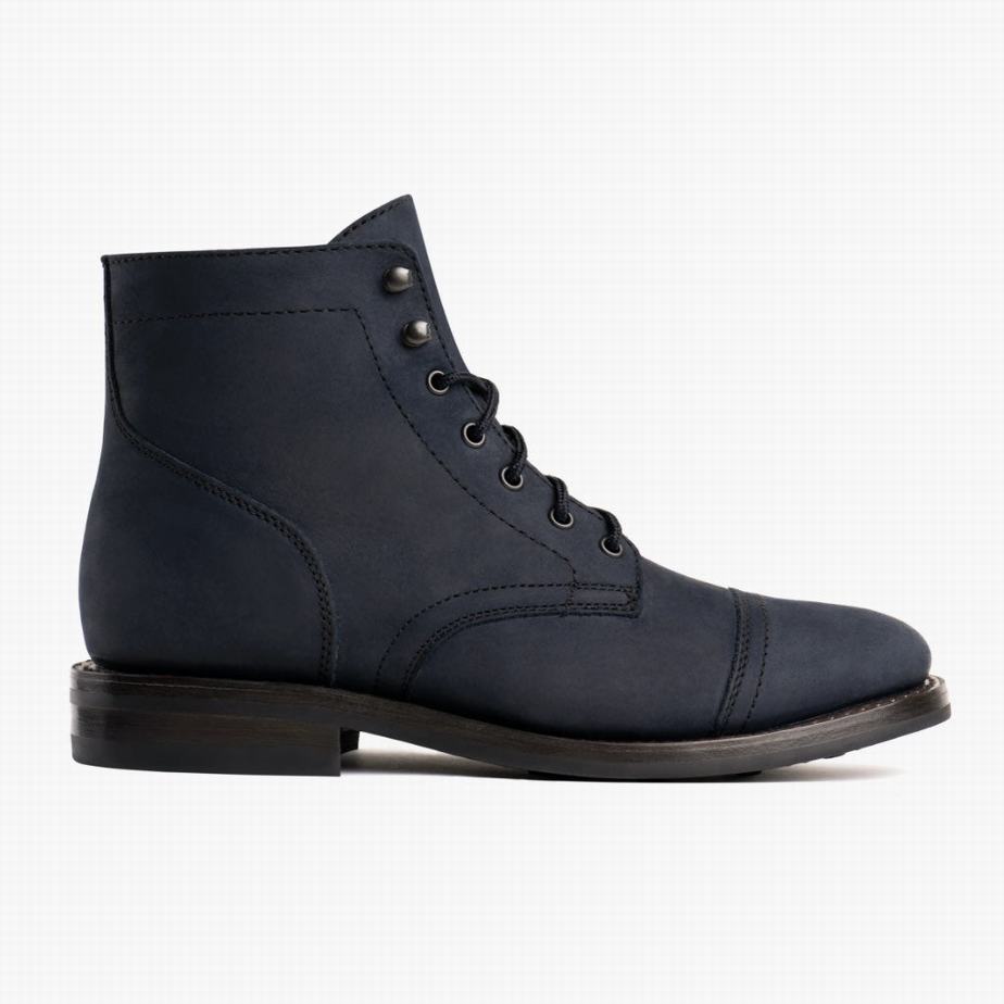 Thursday Boots Captain Veterlaarzen Heren Donkerblauw | EWN4451YU