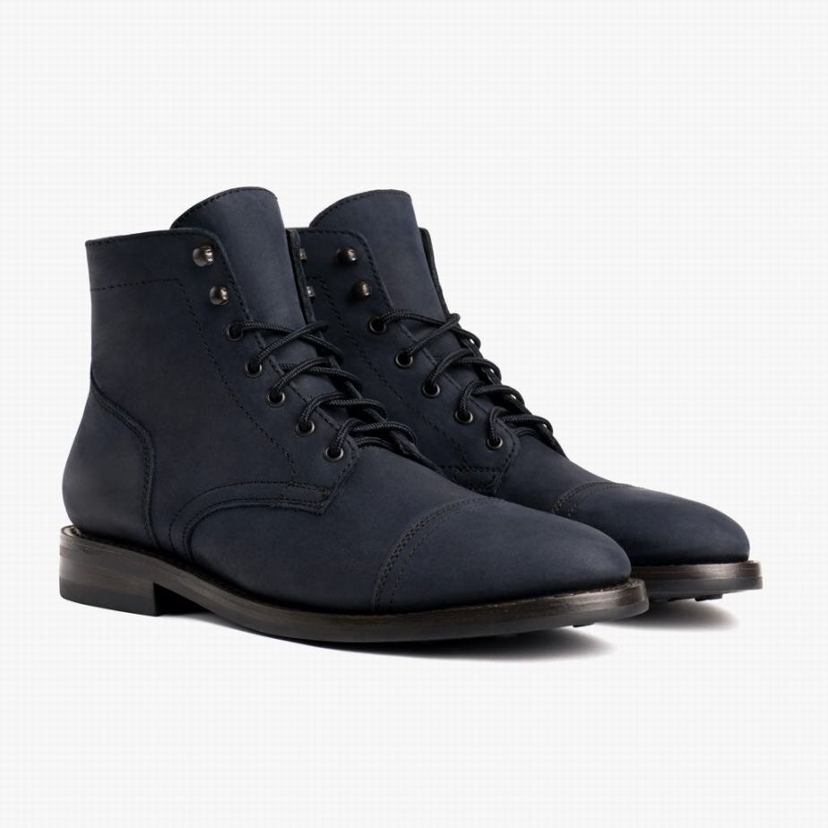 Thursday Boots Captain Veterlaarzen Heren Donkerblauw | EWN4451YU