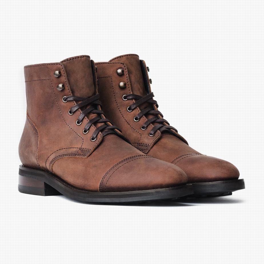 Thursday Boots Captain Veterlaarzen Heren Chocola | KMM7898XQ