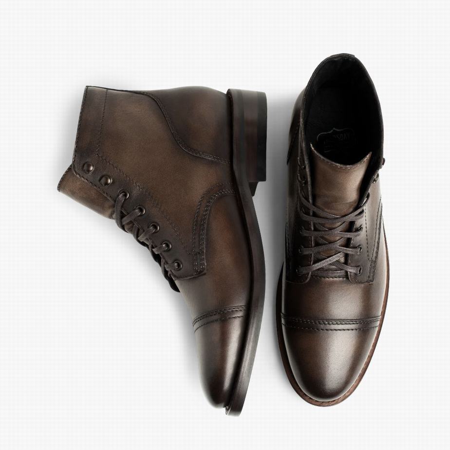 Thursday Boots Captain Veterlaarzen Heren Koffie | QKI838XA