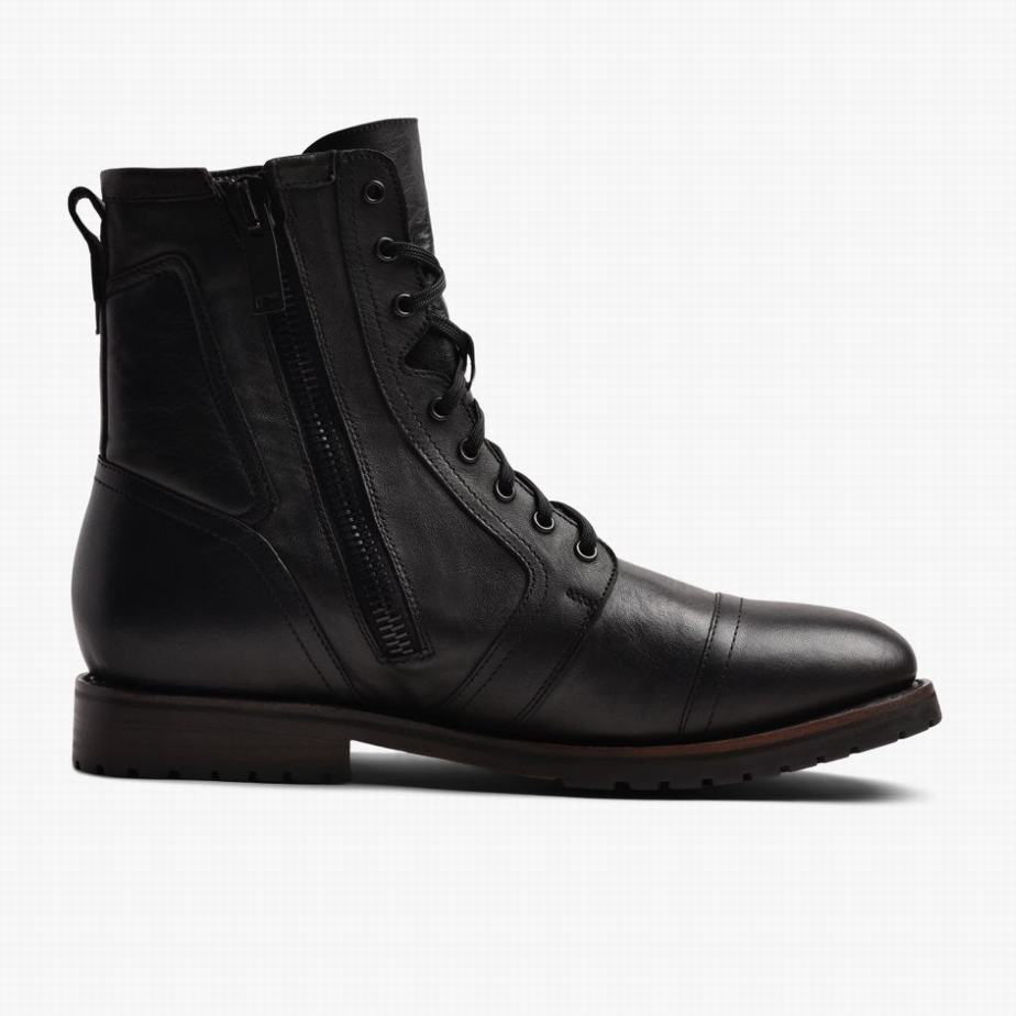 Thursday Boots Casa Moto Veterlaarzen Heren Zwart | OLH2934BF