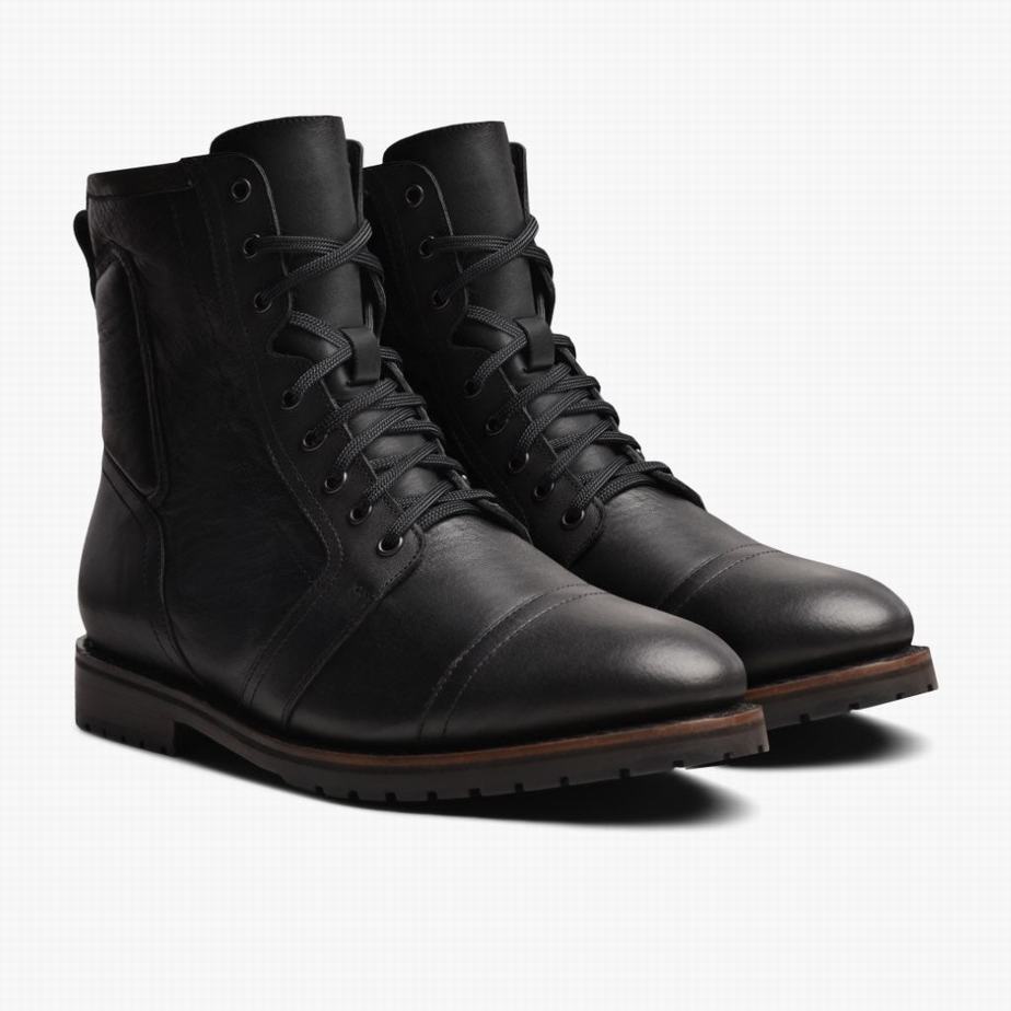 Thursday Boots Casa Moto Veterlaarzen Heren Zwart | OLH2934BF