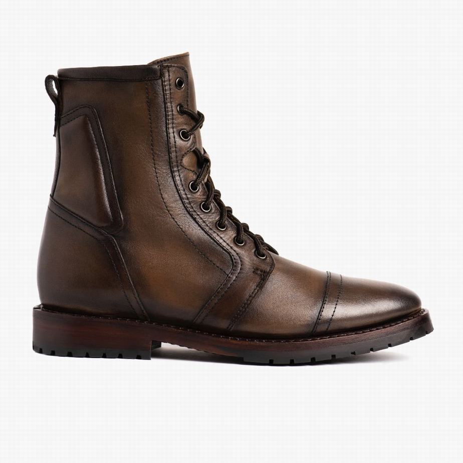 Thursday Boots Casa Moto Veterlaarzen Heren Chocola | OBH38VI