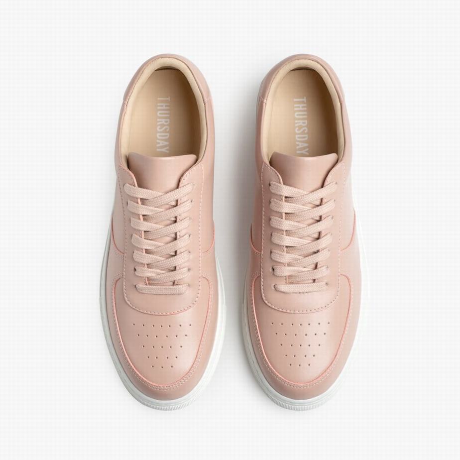 Thursday Boots Court Lage Sneakers Dames Roze | QRZ6256KS