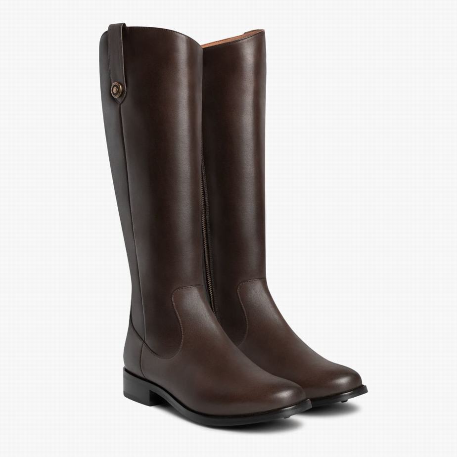 Thursday Boots Crown Rijlaarzen Dames Donkerbruin | AZF7889BC