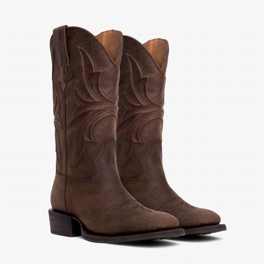 Thursday Boots Desperado Western Laarzen Heren Chocola | BKX8945ZT