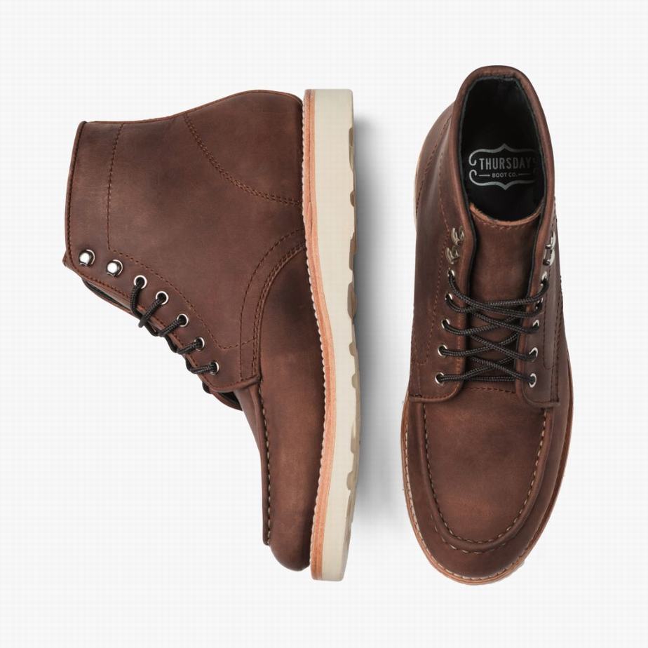 Thursday Boots Diplomat Veterlaarzen Heren Chocola | XYQ6217JR