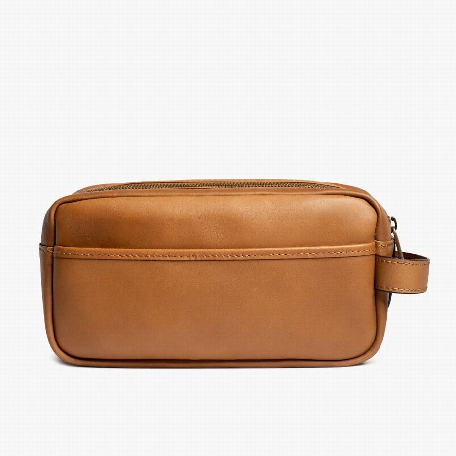 Thursday Boots Dopp Kit Toilettas Heren Toffee | WOW784LN