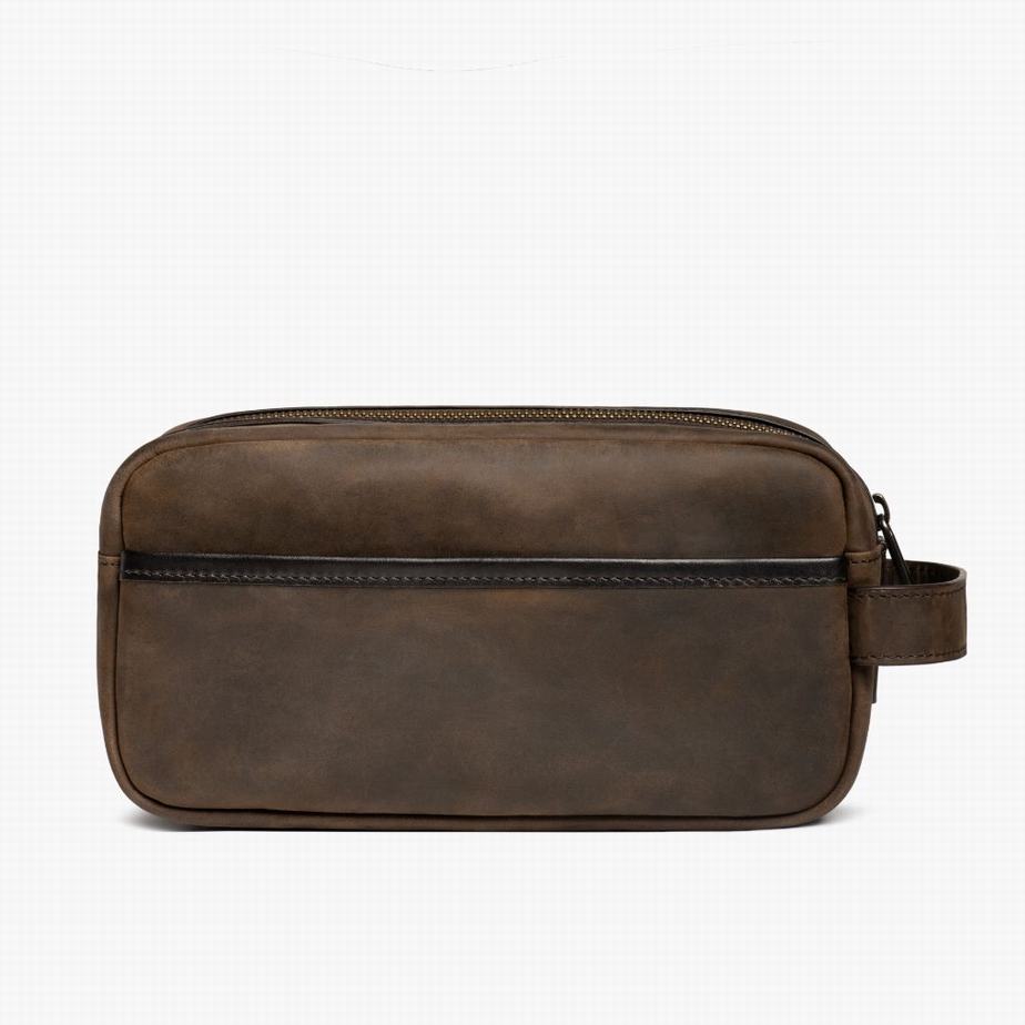 Thursday Boots Dopp Kit Toilettas Heren Bruin | RWQ5083GS