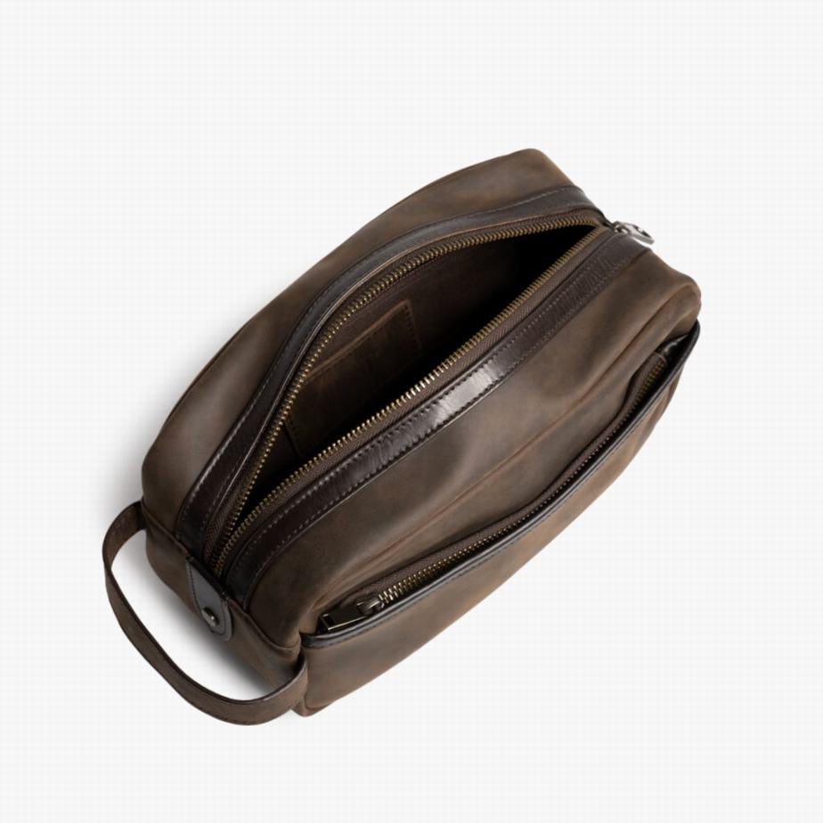 Thursday Boots Dopp Kit Toilettas Heren Bruin | RWQ5083GS