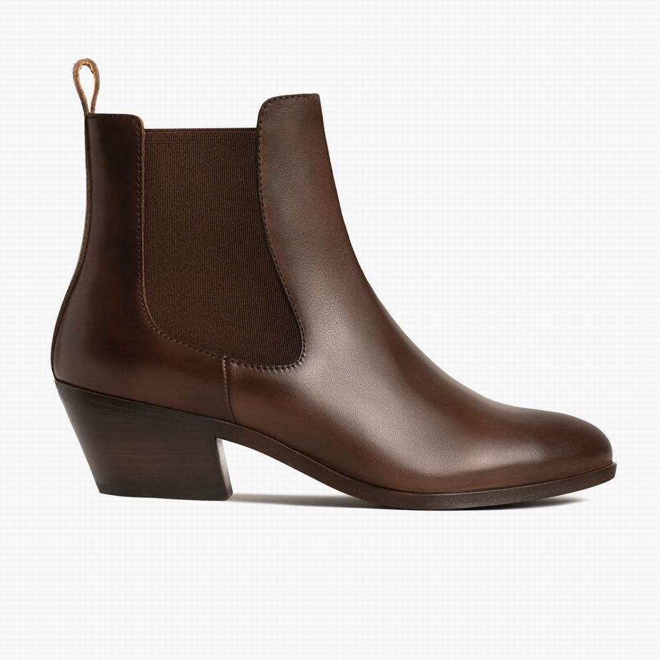 Thursday Boots Duchess Bootie Chelsea Laarzen Dames Koffie | IFL4449JP