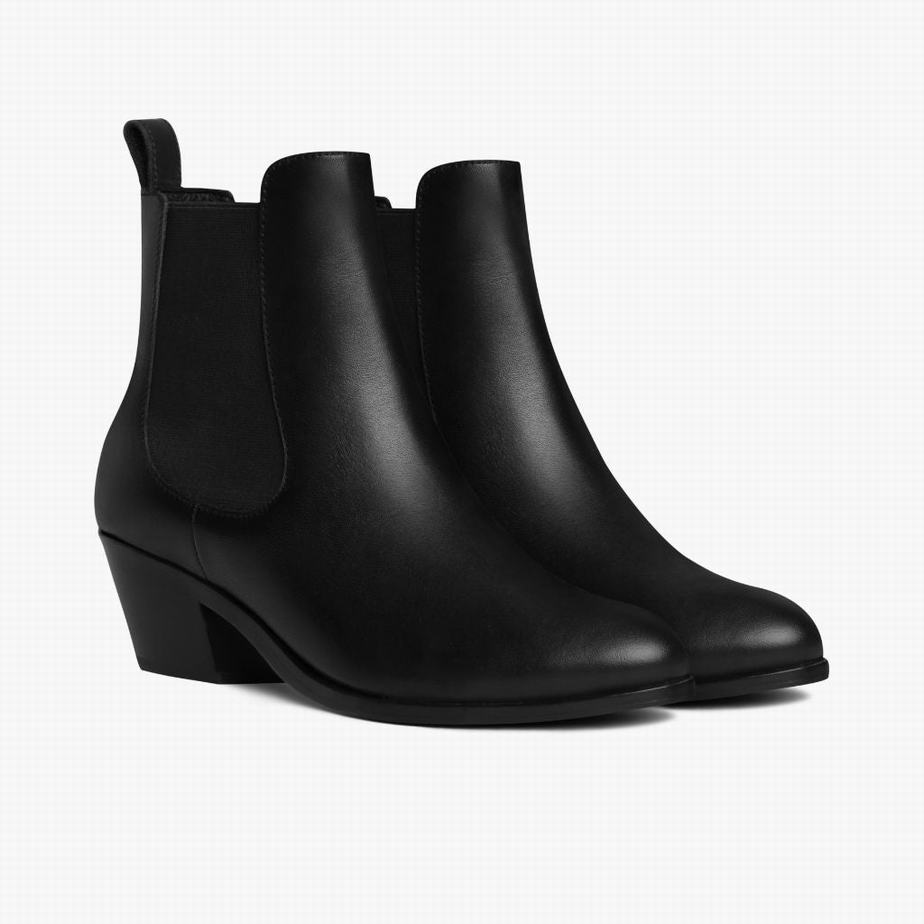 Thursday Boots Duchess Bootie Chelsea Laarzen Dames Zwart | BCO858JP