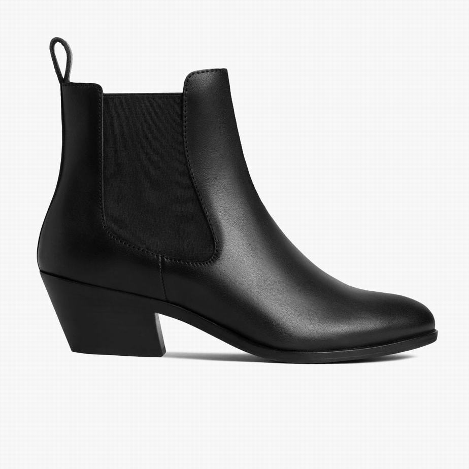 Thursday Boots Duchess Bootie Chelsea Laarzen Dames Zwart | BCO858JP