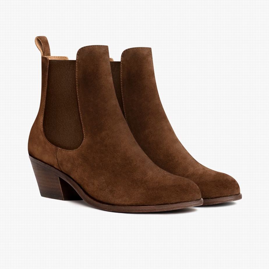 Thursday Boots Duchess Bootie Chelsea Laarzen Dames Chocola | LIY7571VQ