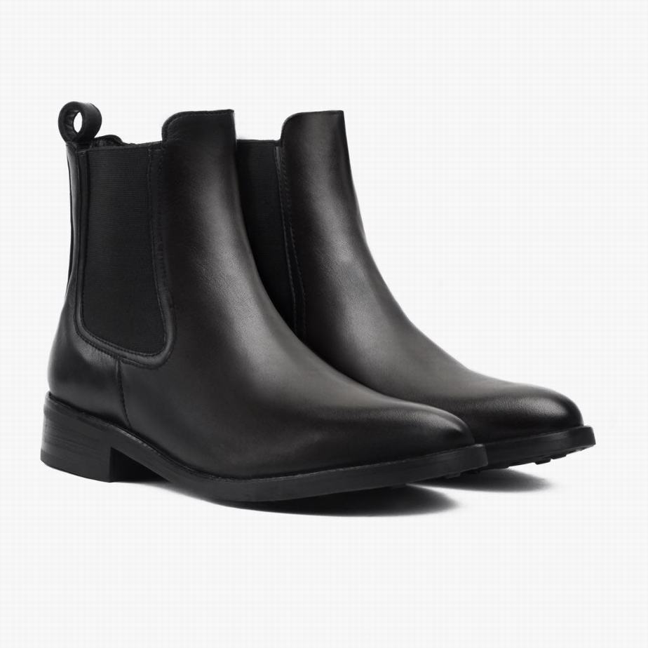 Thursday Boots Duchess Chelsea Laarzen Dames Zwart | HPI8393SR