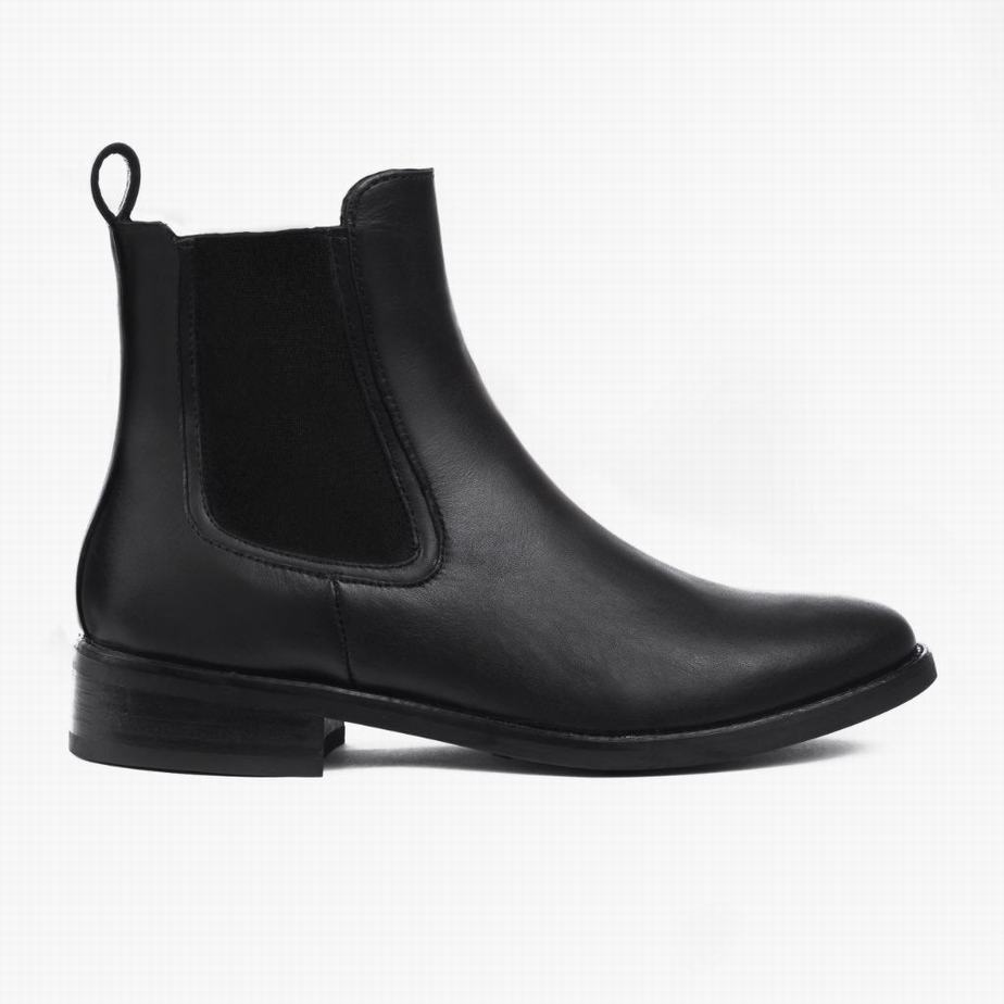 Thursday Boots Duchess Chelsea Laarzen Dames Zwart | HPI8393SR