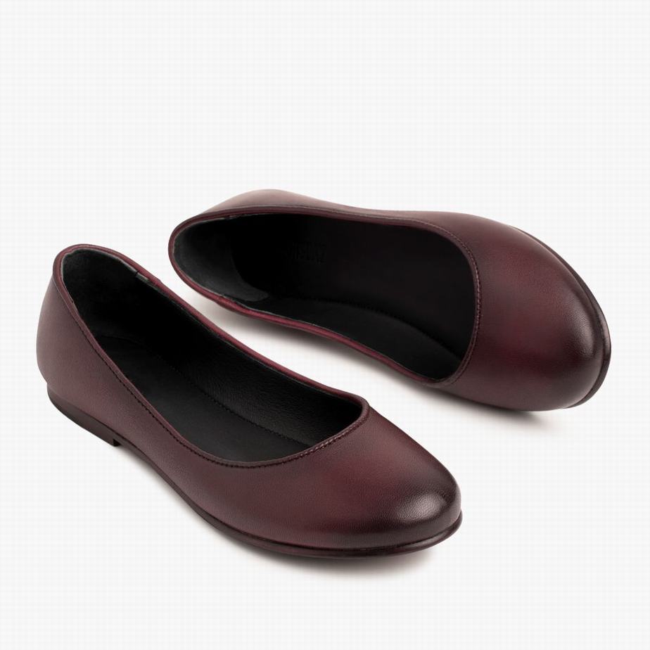 Thursday Boots Feliz Ballerinas Dames Bordeaux | RKT2918SV