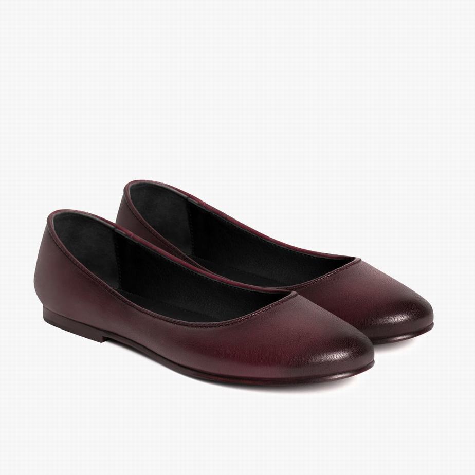 Thursday Boots Feliz Ballerinas Dames Bordeaux | RKT2918SV