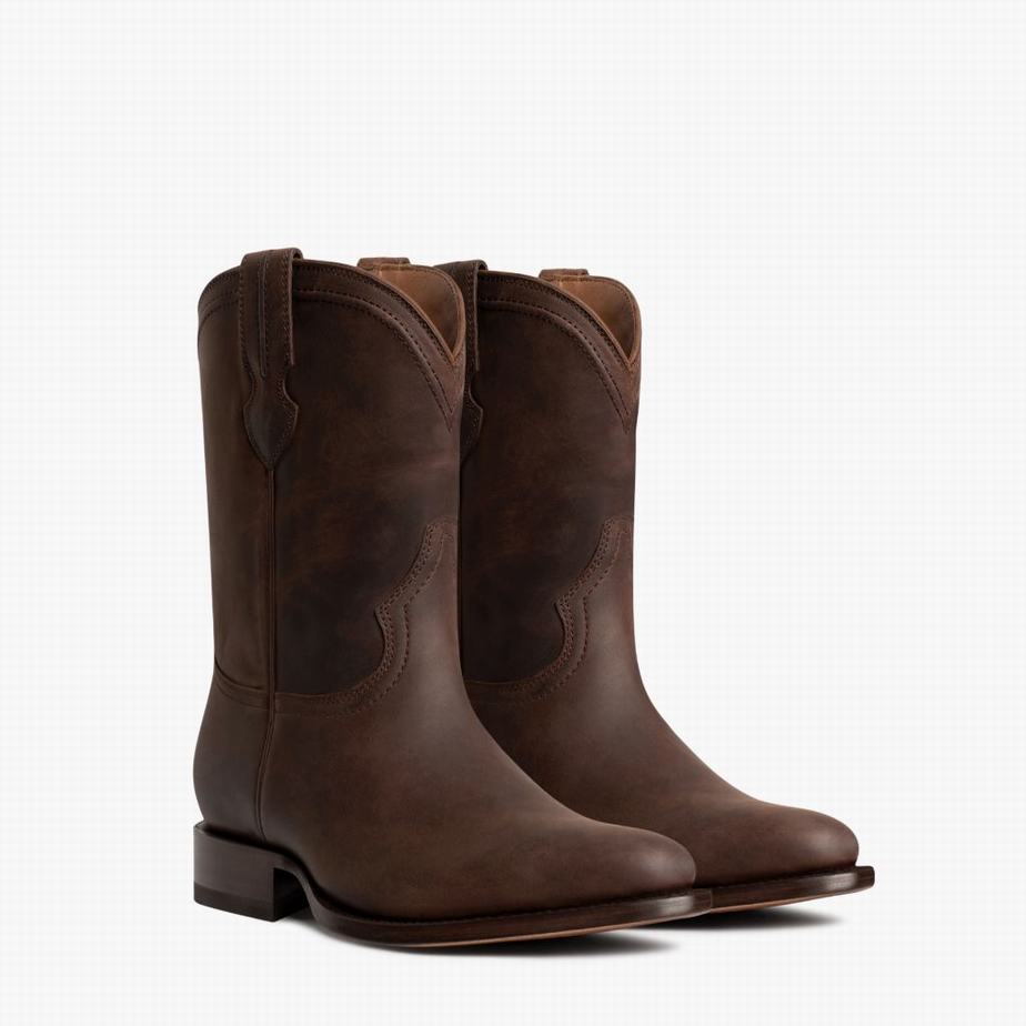 Thursday Boots Frontier Western Laarzen Heren Koffie | PMW7458UJ