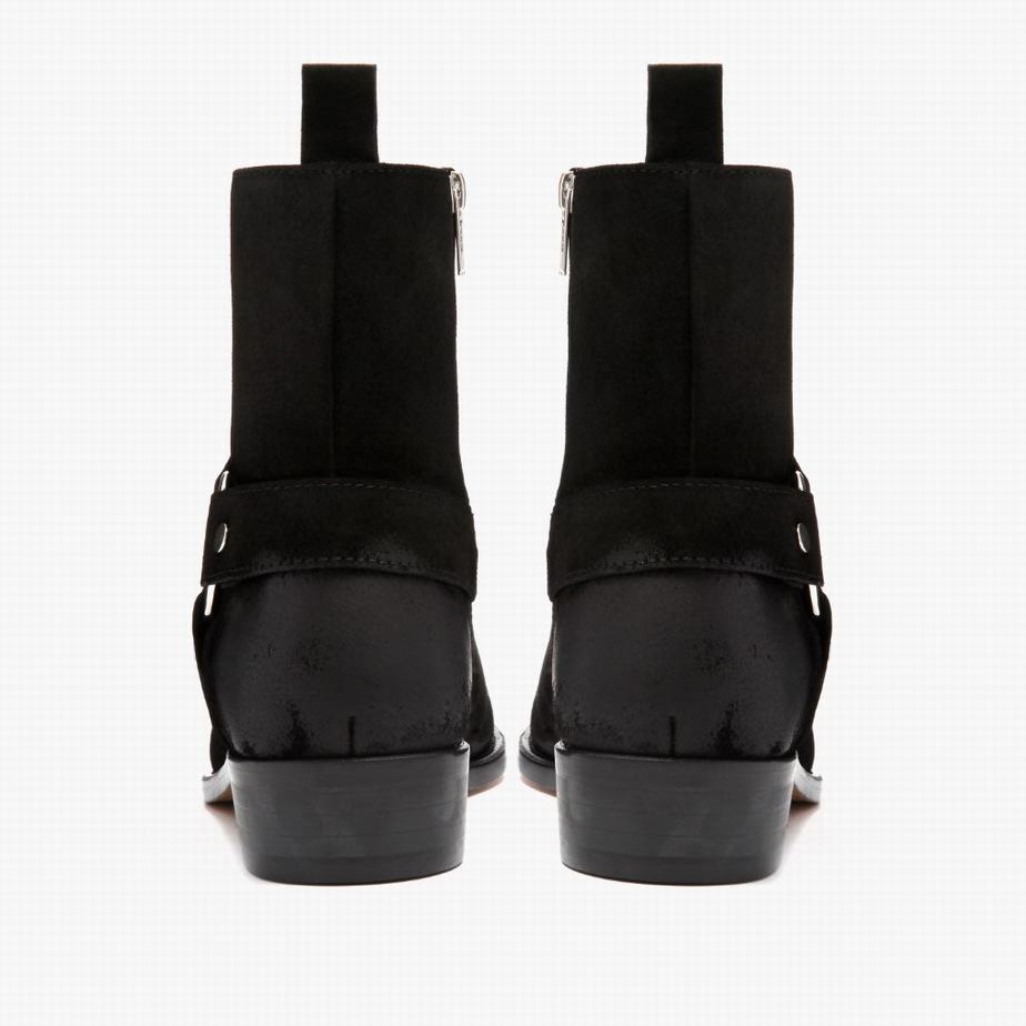 Thursday Boots Harness Chelsea Laarzen Heren Zwart | UGP5392SK