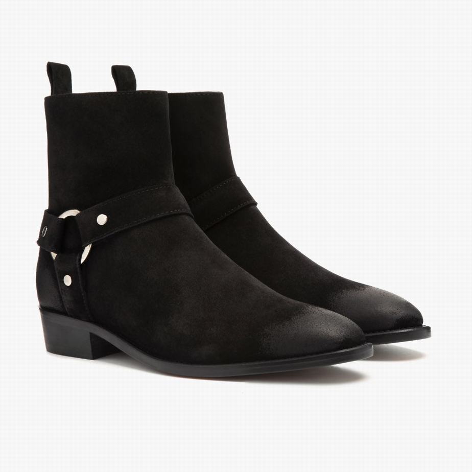 Thursday Boots Harness Chelsea Laarzen Heren Zwart | UGP5392SK